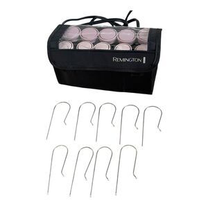 Remington Purple Compact HotRollers Travel Hair Setter H1016 Ionic Ceramic Clips